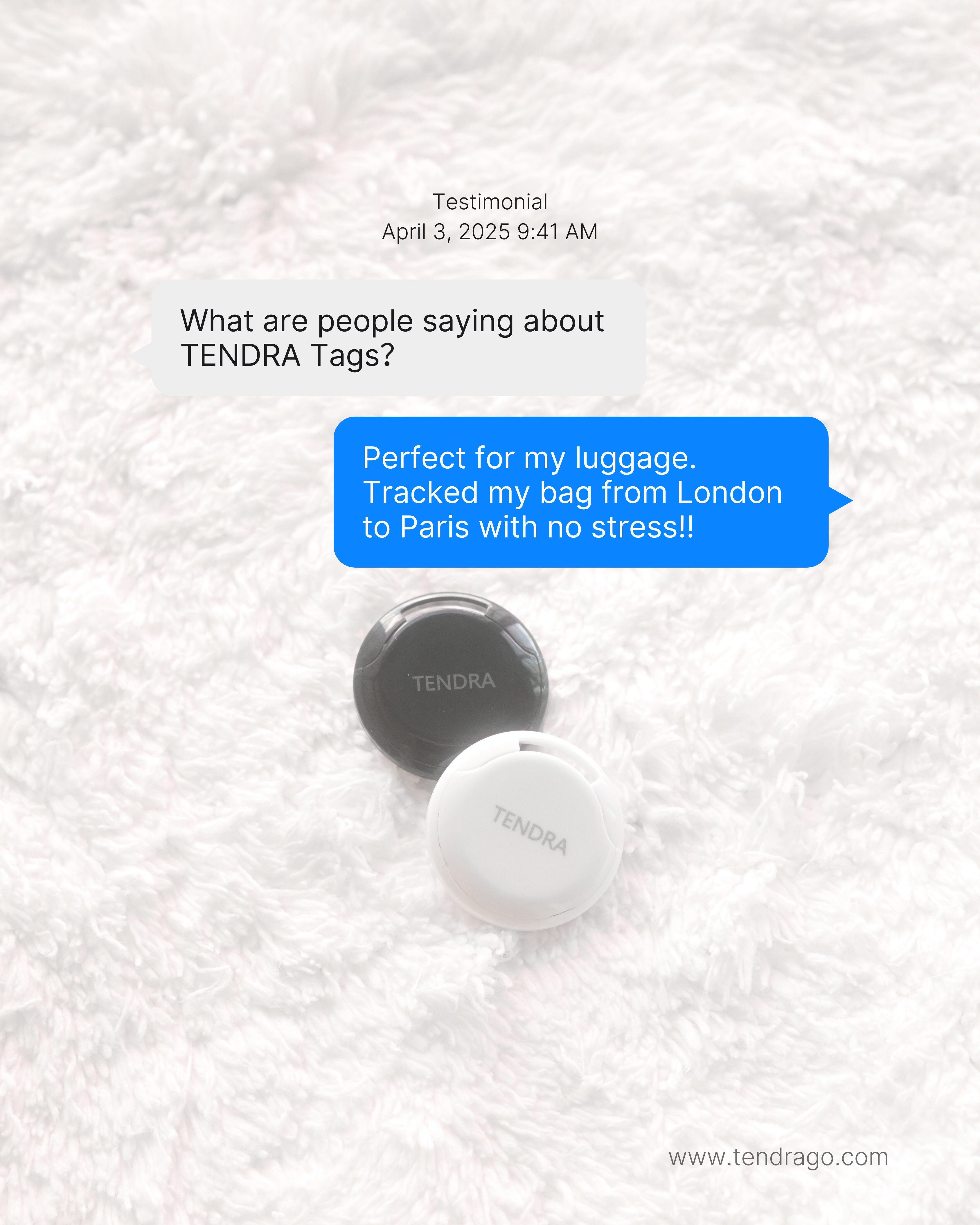 TENDRA tag - Portable Smart Finder (works with Apple FindMy)