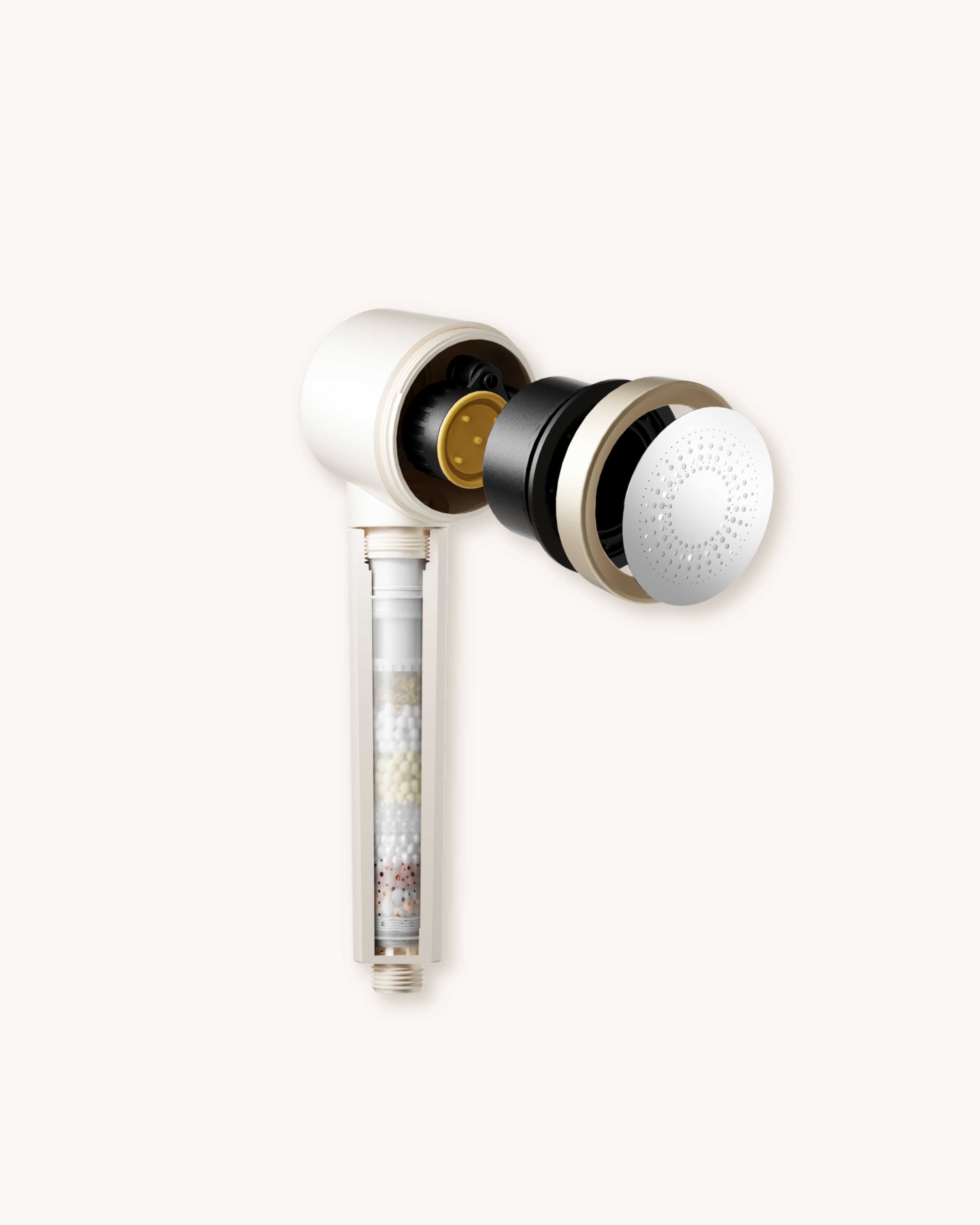 TENDRA Pure™ 8-Stage Anti-Hair Loss Spa Filter Shower Head (KDF55 + Calcium Sulfite + Vitamin C + Silver Ions + Maifan Stone + Mineral Balls + Far Infrared + PP Cotton — Designed for UK/EU Hard Water)